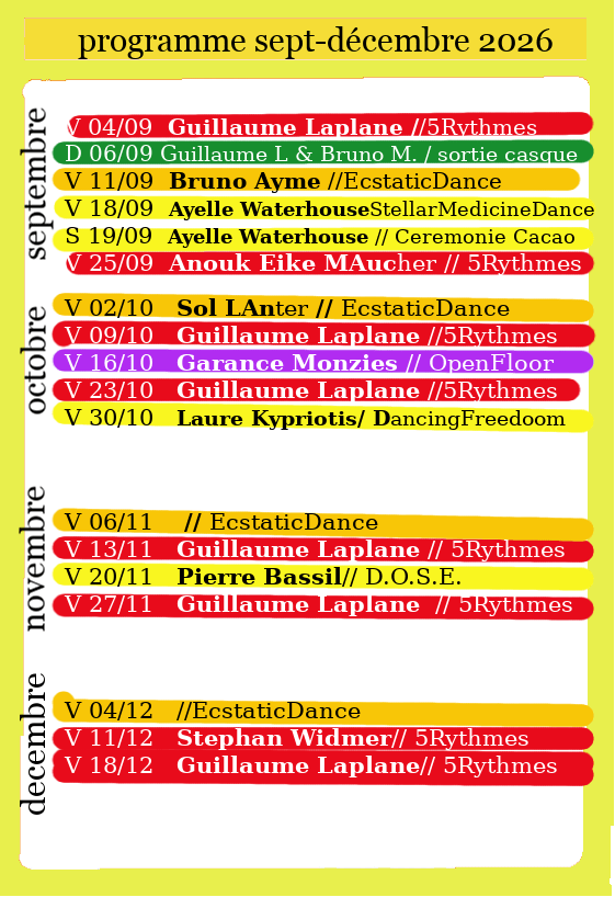 programme fin 2026